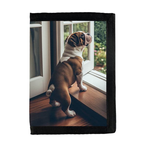 Hund Engelsk Bulldogg Plånbok