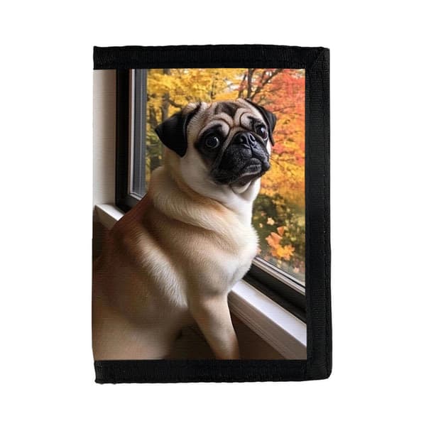 Hund Mops Plånbok