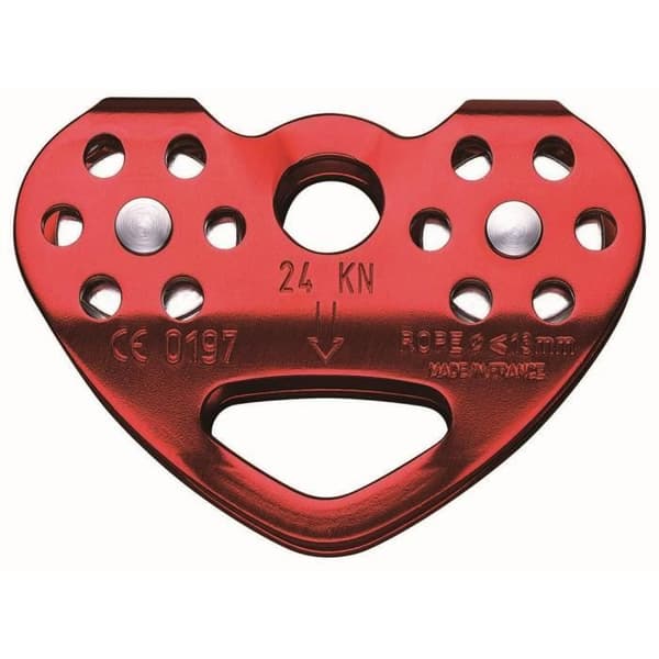 Petzl TANDEM dubbelremskiva - Bergsbestigning - Blandat - Aluminiumskiva - Upp till 3 karbinhakar