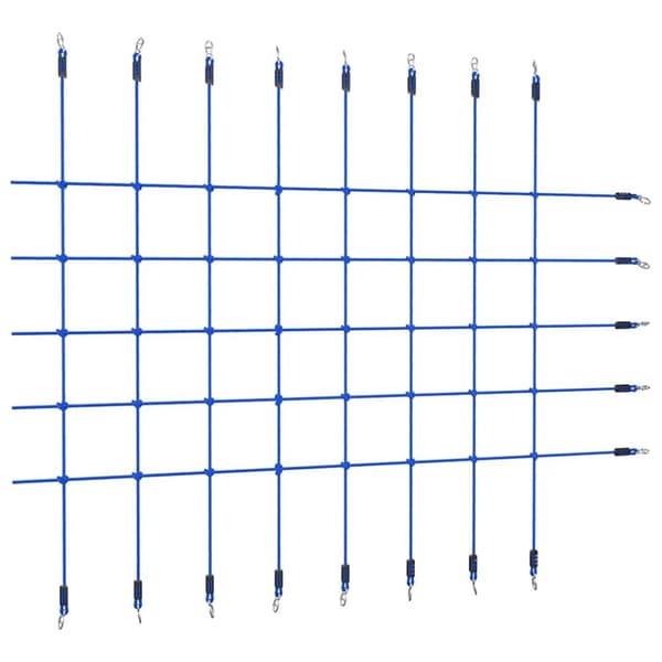 Klätternät 200x150 cm blå