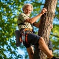 Miniatyrbillede 3 af 4: Klatrebånd, høj styrke sikkerhed, udendørs træning, egnet til voksne