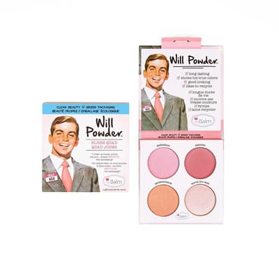 The Balm Will Powder Blush Quad Roses 10