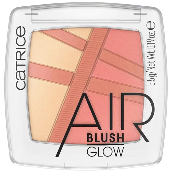 Blush - CATRICE - AirBlush Glow Blush Powder - Coral Sky - Lätt konsistens - Naturlig finish