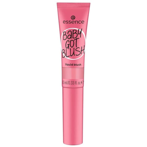 Blush - ESSENCE - Baby Got Blush - Vibrant Pink - Lätt struktur - Sponge Applicator