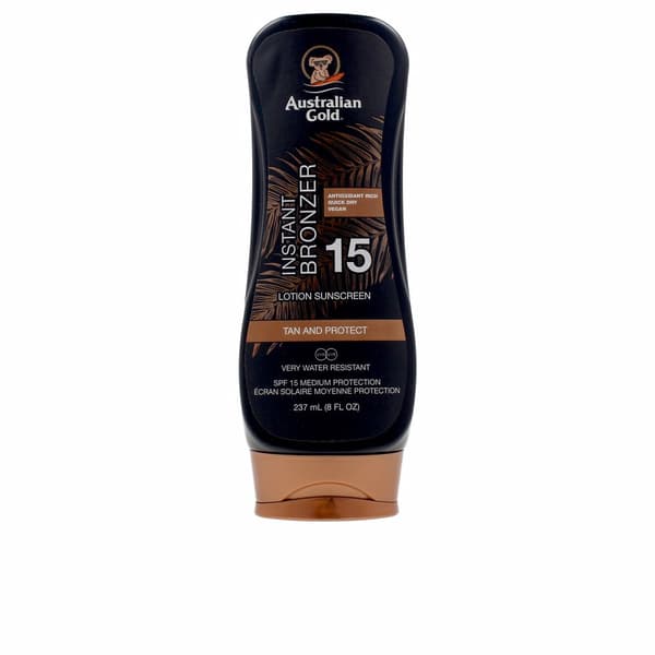 AUSTRALIAN GOLD SUNSCREEN SPF15 tanning lotion with bronzer 237 ml