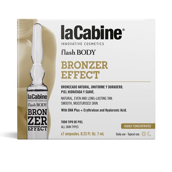 LA CABINE BODY AMPOLLS tanning effect 7 x 7 ml