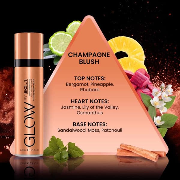 Glow By So... - Intense Shimmering Spray - Champagne Blush -