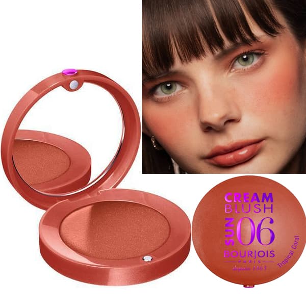 Bourjois Cream To Powder Blush - Tropical Coral