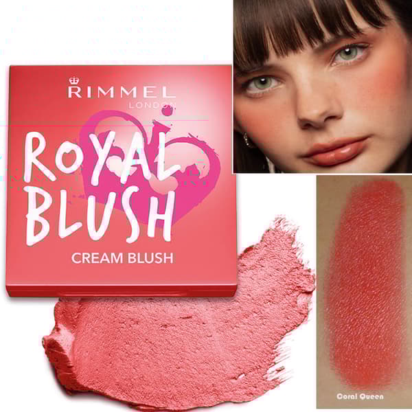 Rimmel Royal Blush Cream Blush - Coral Queen