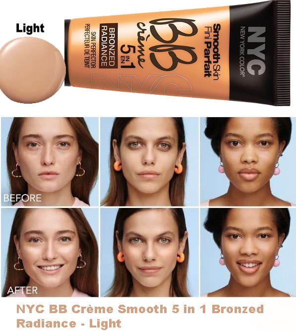 NYC Smooth Skin BB Creme 5 in 1 Bronzed Radiance-Light