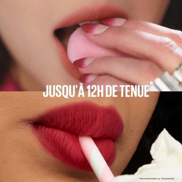 Maybelline New York Superstay Teddy Tint Flytande läppblush med matt, smältd effekt 55 KNEEHIGH