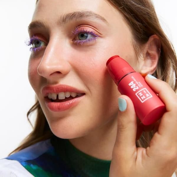 3INA MAKEUP - No-Rules Stick 244 - Rouge - Blush Crème Rouge med Hyaluronsyra - Blush Stick för Ögon, Läppar och Kinder -