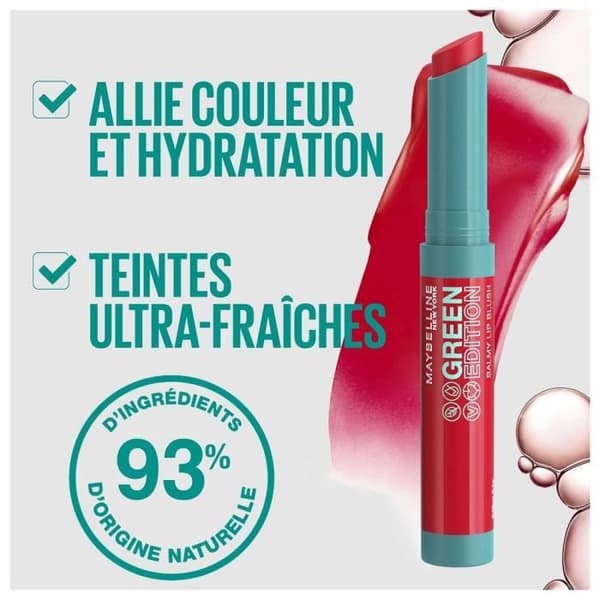 MAYBELLINE New York Green Edition Color &amp; Moisture Lip Melter - 007 Moonlight