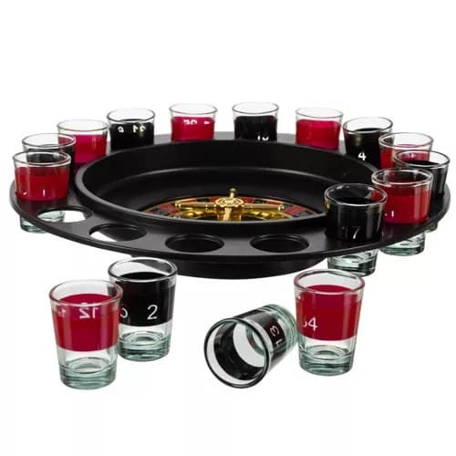 Roulette Festspil / Drikkespil til Voksne – Drikkeroulette