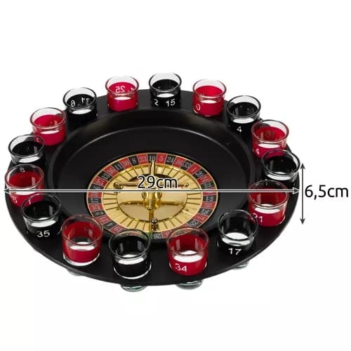 Roulette Festspil / Drikkespil til Voksne – Drikkeroulette