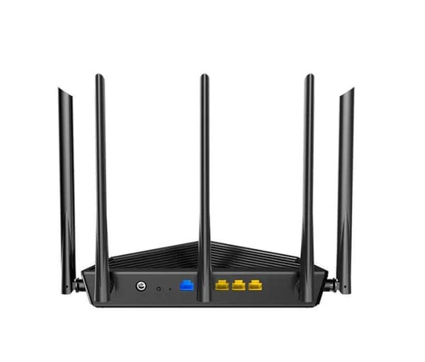 Tenda| RX27 PRO | Router wireless | 802.11ax | Wifi 6e | AX5700 | Porturi 1 WAN, 3 LAN Gigabit, USB | Antene 5 externe 6 dbi | CPU Quad Core 1.7 GHz |