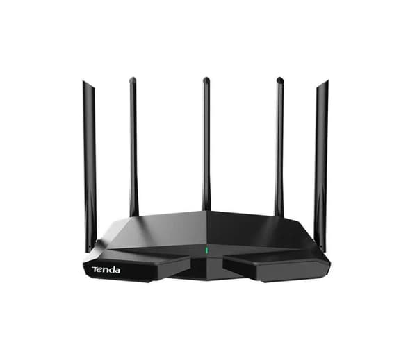 Tenda| RX27 PRO | Router wireless | 802.11ax | Wifi 6e | AX5700 | Porturi 1 WAN, 3 LAN Gigabit, USB | Antene 5 externe 6 dbi | CPU Quad Core 1.7 GHz |