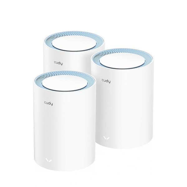System WiFi Mesh M1200 (3-Pack) AC1200 Hvit
