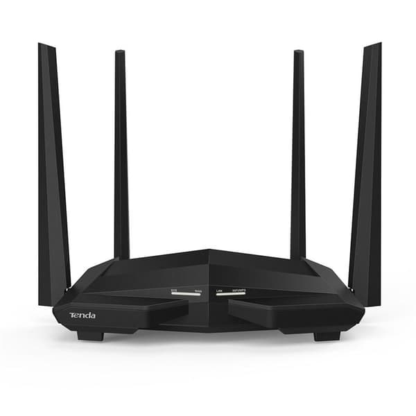 Tenda AC10 wireless router Gigabit Ethernet Dual-band (2.4 GHz / 5 GHz) Black Sort