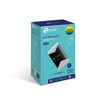 TP-Link 300Mbps LTE-Advanced Mobile Wi-Fi M7450 Sort, Grå