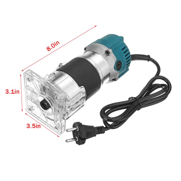 1100W 220V elektrisk håndtrimmer 35000RPM Trælaminat med ledning Elektrisk trimmer Træværktøj
