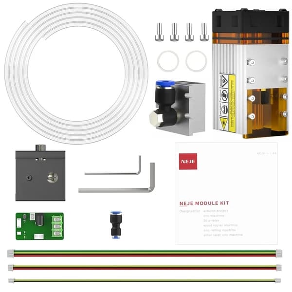 Lasermodul, dobbeltstråle, 80W effekt, A40630 + Luftdyse