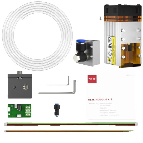Lasermodul, dobbeltstråle, 80W effekt, A40630 + Luftdyse A40630 + Air Nozzle