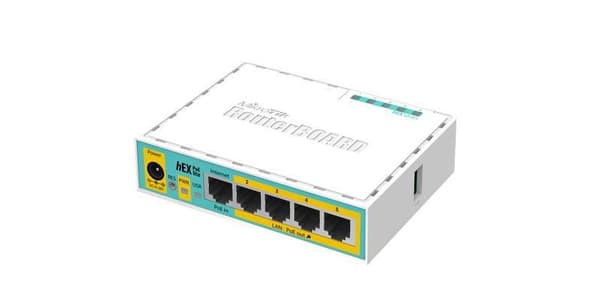 MikroTik RouterBOARD hEX PoE lite, RB750UPR2 Valkoinen