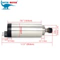 Pikkukuva 2 / 4: CNC 2.2Kw Ilmajäähdytteinen Spindelimoottori, 220V, 24000RPM Tarkkuus puulle ja metallille