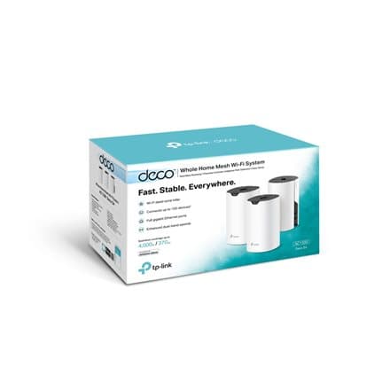 Wireless Router|TP-LINK|3-pack|1167 Mbps|Mesh|LAN \ WAN ports 2|Number of antennas 2|DECOS4(3-PACK) Hvid
