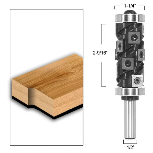 Holdbart tungstenstål, 1/2" skaftstørrelse,0.25tommer