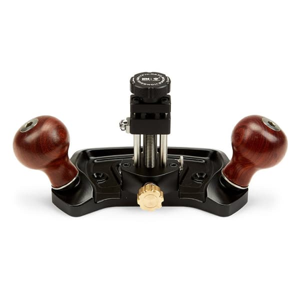 KM17 Pro Woodworking Bottenplanfräsar Plane Stålkropp Justerbart staket med CAM-lås Djupstopp Dubbla blad ½” bredd