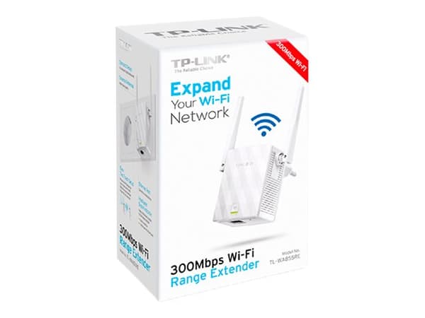 TP-Link TL-WA855RE 300Mbps Mini Wireless N Range Extender - Räckviddsökare för wifi - 100Mb LAN - Wi-Fi - 2.4 GHz