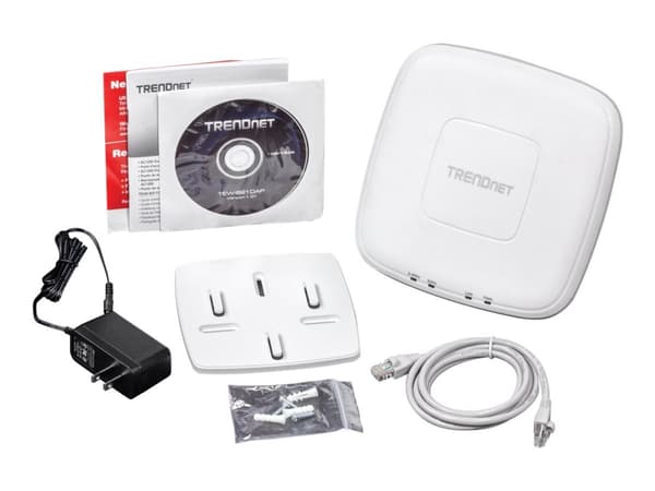 TRENDnet TEW 821DAP AC1200 Dual Band PoE Access Point - Trådløst tilgangspunkt - Wi-Fi 5 - 2.4 GHz, 5 GHz - TAA-samsvar