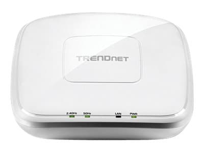 TRENDnet TEW 821DAP AC1200 Dual Band PoE Access Point - Trådløst tilgangspunkt - Wi-Fi 5 - 2.4 GHz, 5 GHz - TAA-samsvar Hvit