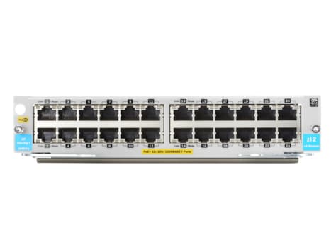 HPE - Utvidelsesmodul - Gigabit Ethernet (PoE+) x 24 - for HPE Aruba 5406R, 5406R 16, 5406R 44, 5406R 8-port, 5406R zl2, 5412R, 5412R 92, 5412R zl2