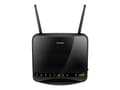 Pikkukuva 1 / 5: D-Link DWR-953, Wi-Fi 4 (802.11n), Kaksitaajuus (2,4 GHz/5 GHz), Ethernet LAN, 3G, Musta, Pöytäreititin