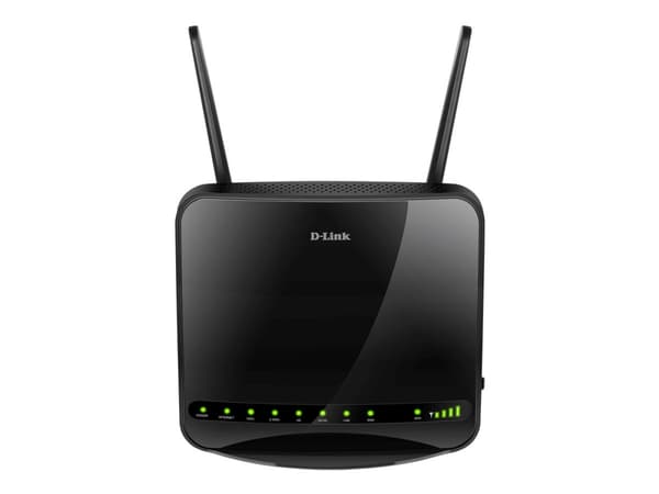 D-Link DWR-953, Wi-Fi 4 (802.11n), Kaksitaajuus (2,4 GHz/5 GHz), Ethernet LAN, 3G, Musta, Pöytäreititin musta