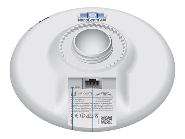 Ubiquiti Nanobeam M5-16 - Trådløs bro - Wi-Fi, AirMax - 5 GHz