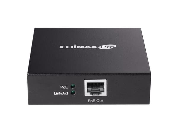 Edimax Pro IEEE 802.3at Gigabit PoE+ Extender - Forsterker - 1GbE - 10Base-T, 100Base-TX, 1000Base-T - RJ-45 / RJ-45 - opp til 100 m