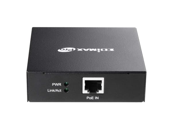Edimax Pro IEEE 802.3at Gigabit PoE+ Extender - Forsterker - 1GbE - 10Base-T, 100Base-TX, 1000Base-T - RJ-45 / RJ-45 - opp til 100 m