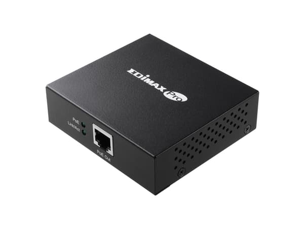 Edimax Pro IEEE 802.3at Gigabit PoE+ Extender - Forsterker - 1GbE - 10Base-T, 100Base-TX, 1000Base-T - RJ-45 / RJ-45 - opp til 100 m