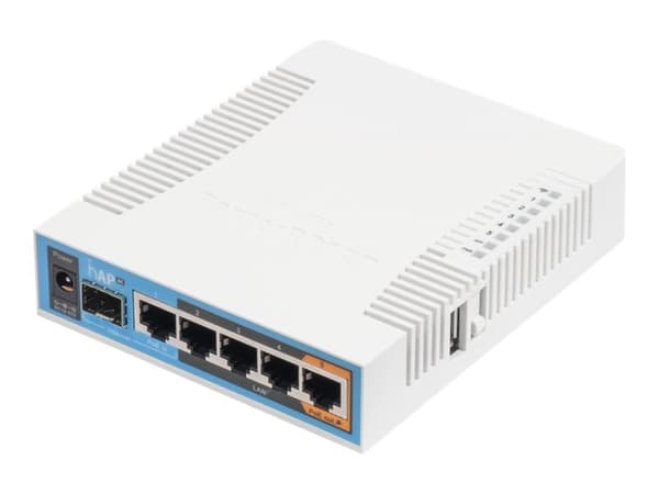 MikroTik RouterBOARD hAP ac - Trådløst tilgangspunkt - Wi-Fi 5 - 2.4 GHz, 5 GHz Hvit
