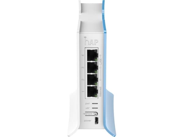 MikroTik RouterBOARD hAP-Lite RB941-2nD - Trådløs-reititin - 4-porttinen kytkin - 802.11b/g/n - 2,4 GHz