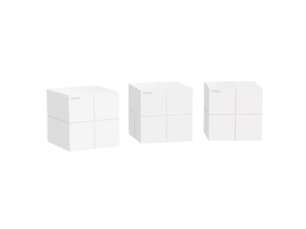 Tenda Nova MW6, Hvit, Frittstående router, Dobbelbånd (2.4 GHz / 5 GHz), Wi-Fi 5 (802.11ac), 867 Mbit/s, 802.11a, 802.11b, 802.11g, Wi-Fi 4 (802.11n)