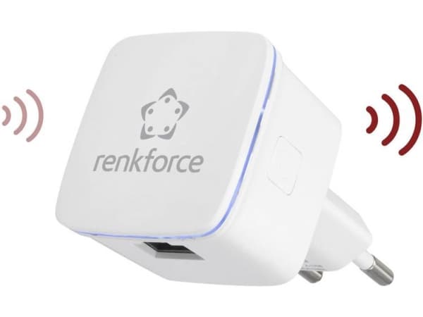 Renkforce RF-WR-N300MINI WLAN Repeater 300 MBit/s 2.4 GHz (RF-4723578)
