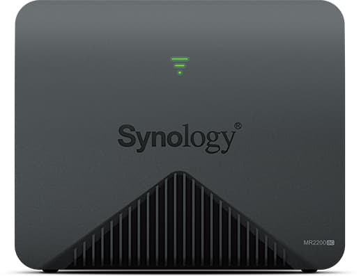 Synology MR2200AC, Wi-Fi 5 (802.11ac), Kaksitaajuus (2,4 GHz/5 GHz), Ethernet LAN, Musta, Pöytäreititin