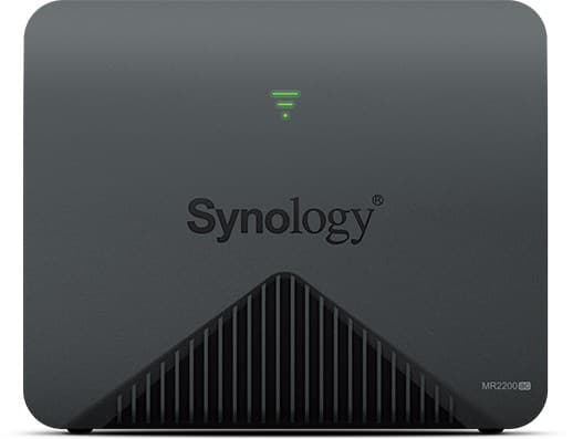 Synology MR2200AC, Wi-Fi 5 (802.11ac), Kaksitaajuus (2,4 GHz/5 GHz), Ethernet LAN, Musta, Pöytäreititin