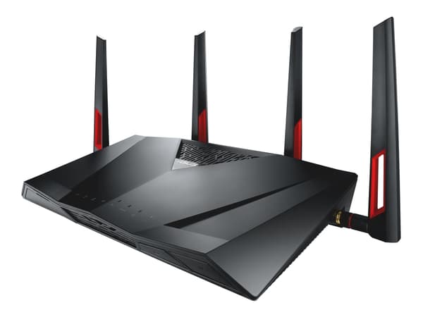 ASUS DSL-AC88U - Trådløs ruter - DSL-modem - 4-portssvitsj - 1GbE - WAN-porter: 2 - Wi-Fi 5 - Dobbeltbånd