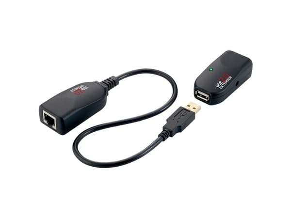 LogiLink UA0178, Nätverkssändare, 50 m, 480 Mbit/s, Cat5, Cat5e, Cat6, 0 - 55 ° C, USB